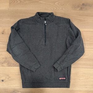 Vineyard Vines Women’s Shep Shirt Size L Quarter Zip Gray